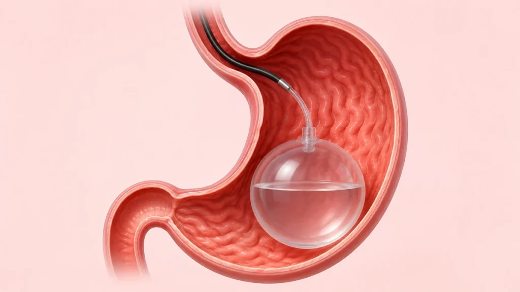 Inserimento endoscopico del palloncino gastrico in ambiente ospedaliero sicuro